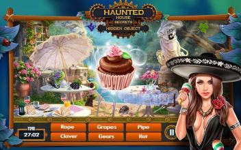 Hidden Object Games Free : Haunted House Secrets截图1