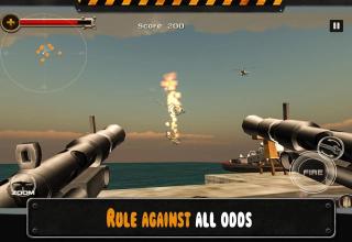 Navy Gunner Defense Warrior 3D截图2