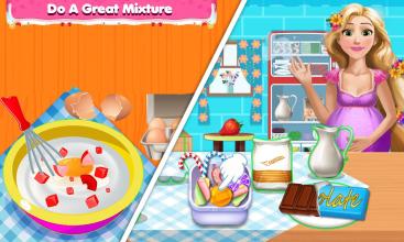 Long Hair Princess Ice Cream Maker-Cooking Game截图1