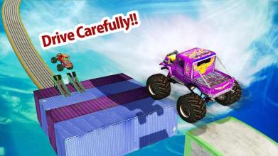 Monster Truck Driver Impossible Track Stunt Racing截图3