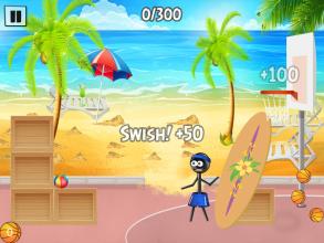 Stickman Trick Shot Basketball截图3