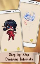 Easy Draw Ladybug and Cat Noir截图3