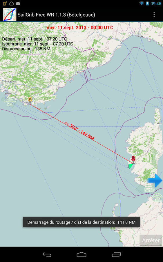 SailGrib Weather Routing Free截图1