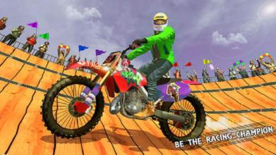 Moto Bike Stunt : Impossible Track Game截图5