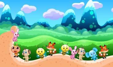 Game for kids - animal bubble截图4