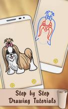 Draw Cute Puppies and Dogs截图1