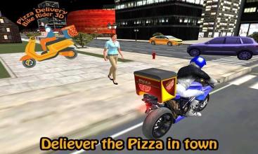 Pizza Delivery Bike Rider 3D截图5