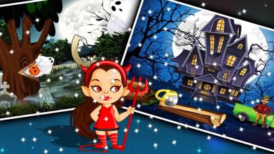 Tree house builder : Halloween Game截图4