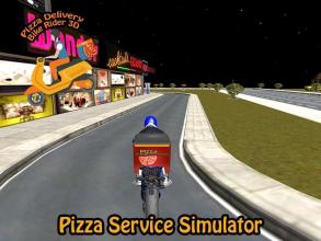 Pizza Delivery Bike Rider 3D截图4