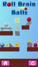 Roll Brain Balls - Physics Game截图1