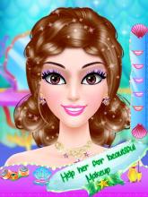 Mermaid Princess Salon - Girls Games截图3