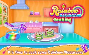 Rainbow Macaroons Cooking截图1