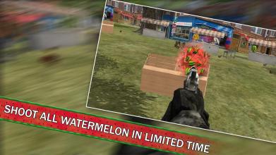 Watermelon Shooter : FPS Pistol Shooting 3D截图2