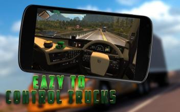 Racing Truck Driver Traffic Race Simulator Game 3D截图3