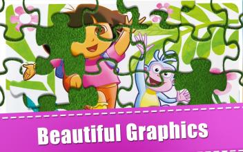 Puzzle Kids Dora Girls截图1