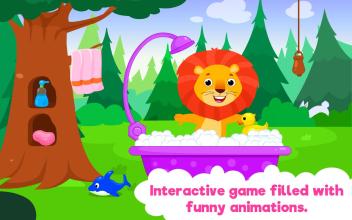 Animal Bathing Time : Bath Time Game for Kids截图3