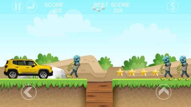 zombie car race截图1