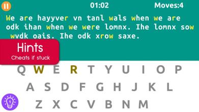 Quotes Puzzle-Cryptogram Game截图2