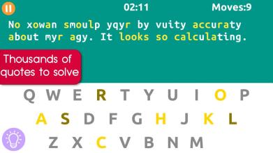 Quotes Puzzle-Cryptogram Game截图3