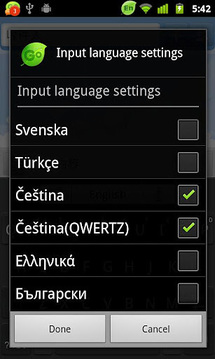 Czech for GO Keyboard截图