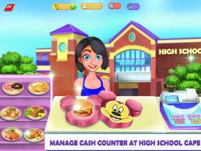 High School Lunch Box Cashier - Kids Game截图4