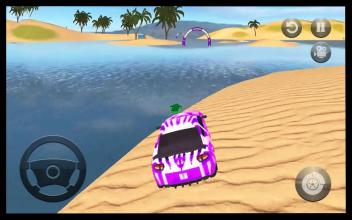 Water Surfer: Beach Racing Car Driver Simulator 3D截图3