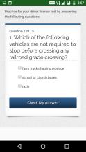 Drivers license test exam截图3