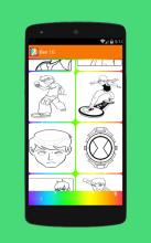 Coloring Pages for Ban 10 Fans截图4