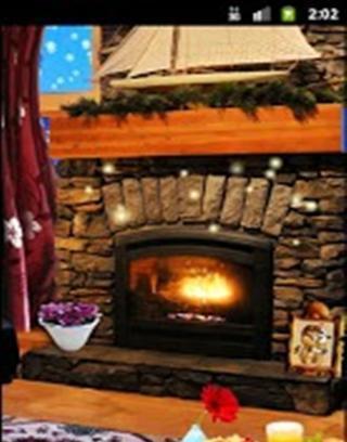 Romantic Fireplace Live Wallpaper Free截图5