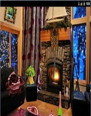 Romantic Fireplace Live Wallpaper Free截图1