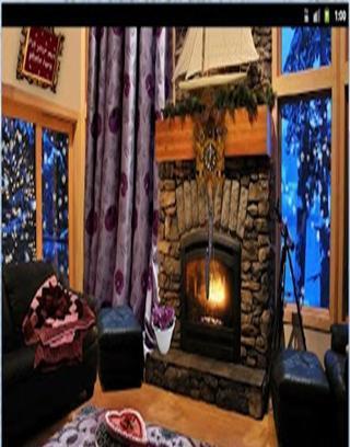 Romantic Fireplace Live Wallpaper Free截图4