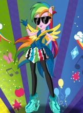 Dress up Rainbow Dash Rainbooms Style截图2