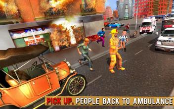 Fire Fighter Truck Real City Heroes截图1