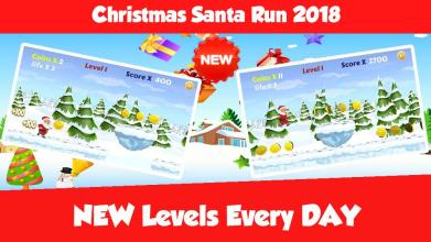 Christmas Santa Run 2018 Game截图3