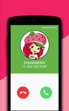 Strawberry Fake Call Simulator截图1