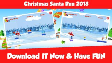 Christmas Santa Run 2018 Game截图1