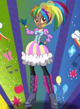 Dress up Rainbow Dash Rainbooms Style截图4