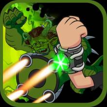 Alien Ben Humansaur Transforms Fight & Run截图1