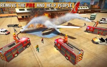 Fire Fighter Truck Real City Heroes截图2