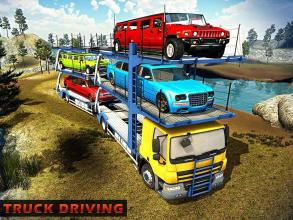 OffRoad Car Transporter Trailer Truck Game截图3