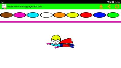 superheros coloring pages book for kids截图5