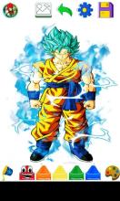 Goku super saiyan coloring截图3