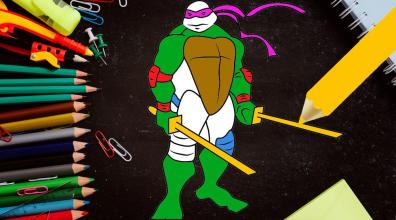 Coloring Game: for Draw Turtle Ninja截图5