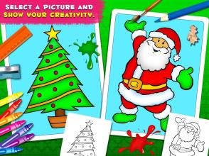 Coloring Book Christmas Holiday - Christmas Games截图1