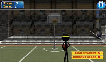 Basketball with Stickman截图2