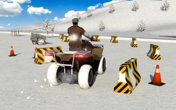 Snow Bike 3D Parking截图2