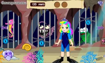 Underwater Escape - Girl Game截图5