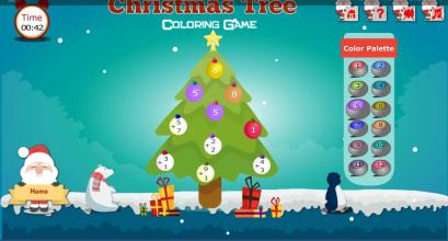 Christmas Coloring Game - Addition and Subtraction截图2