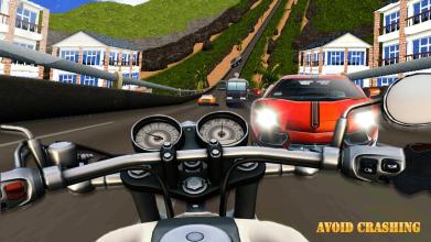 Highway Bike Rider - Motorcycle Traffic Racer 3D截图1