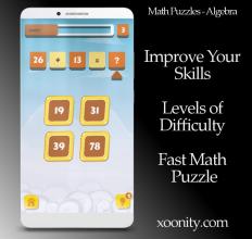 Math Puzzles - Algebra Game, Mathematic Arithmetic截图1